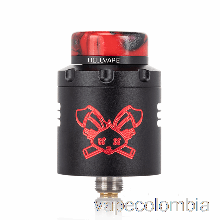 Kit De Vapeo Completo Hellvape Dead Rabbit V3 24mm Rda Negro Rojo